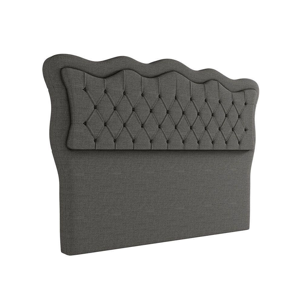 Cabeceira Para Cama Box Solteiro 90 Cm Eliza Linho Cinza I02 - D`rossi