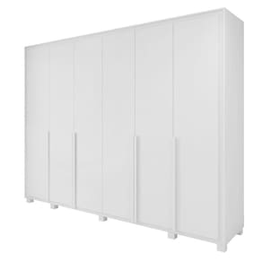 Guarda Roupa 6 Portas S/ Espelho Easy Space Branco Lopas