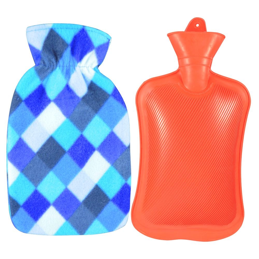 Bolsa para Água Quente Cor Vermelha 1L Montserrat com Capa de Segurança