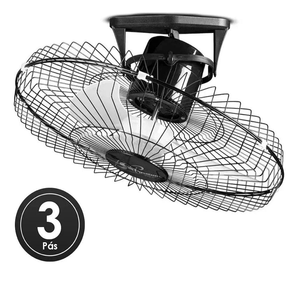 Ventilador De Teto 360° Oscilante 60cm Bivolt Venti-delta