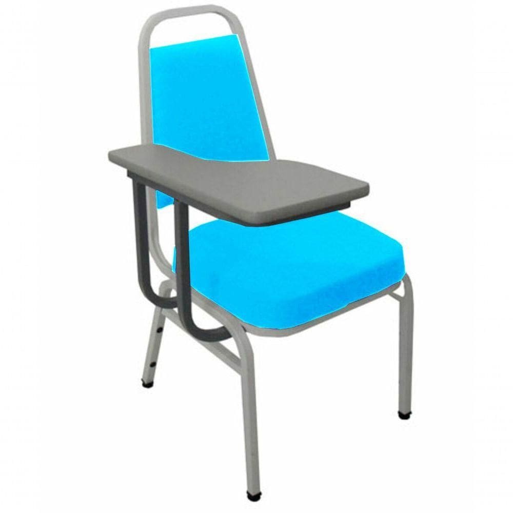 Cadeira Universitária Empilhável Linha Hotel Plus Azul