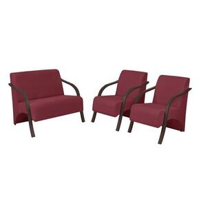 Conjunto Poltronas Vênus 1 Dois Lugares 2 Um Lugar Braços Em Madeira D Salla Suede