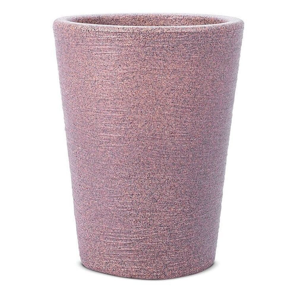 Conjunto de 5 Vasos Decorativo para Plantas Conico Capri 44 Cinza