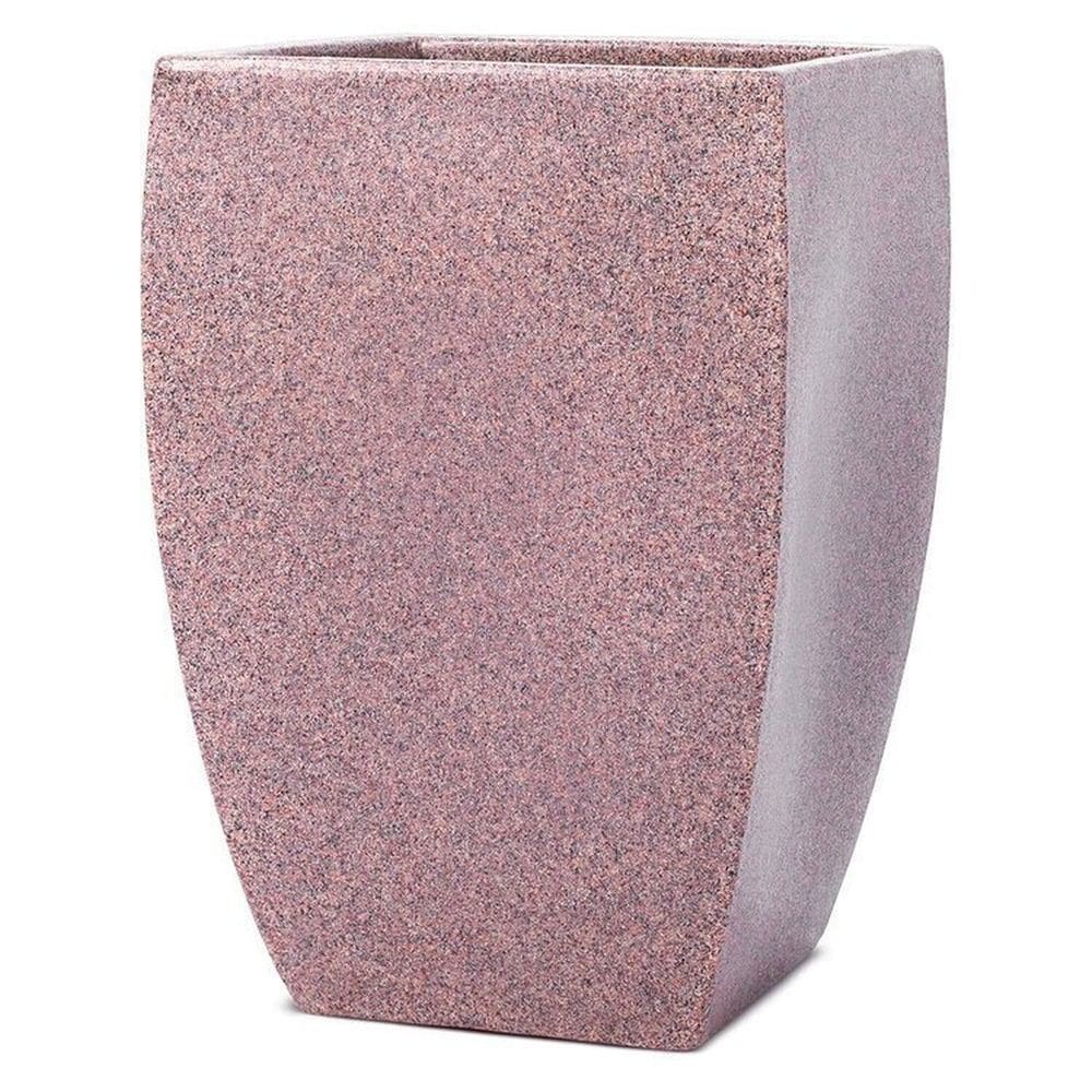 Conjunto de 15 Vasos Decorativo para Plantas Quadrado Apolo 28 Cinza