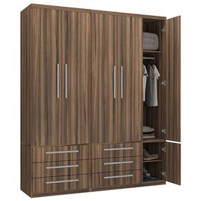 Guarda-roupa 5 Portas 6 Gavetas Modular Ilan 1310 San Remo