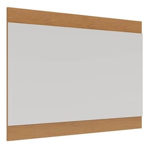 Painel Para Tv Suspenso 75 Pol 200cm Chile C05 Off White Matte Freijó Mpozenato