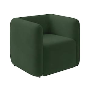 Poltrona Sala De Estar Decorativa Laguna Veludo Verde K01 - D`rossi