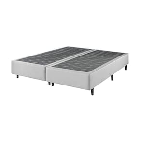 Base Para Cama Box Casal Ecoflex Prata 193x203x25cm Base Box