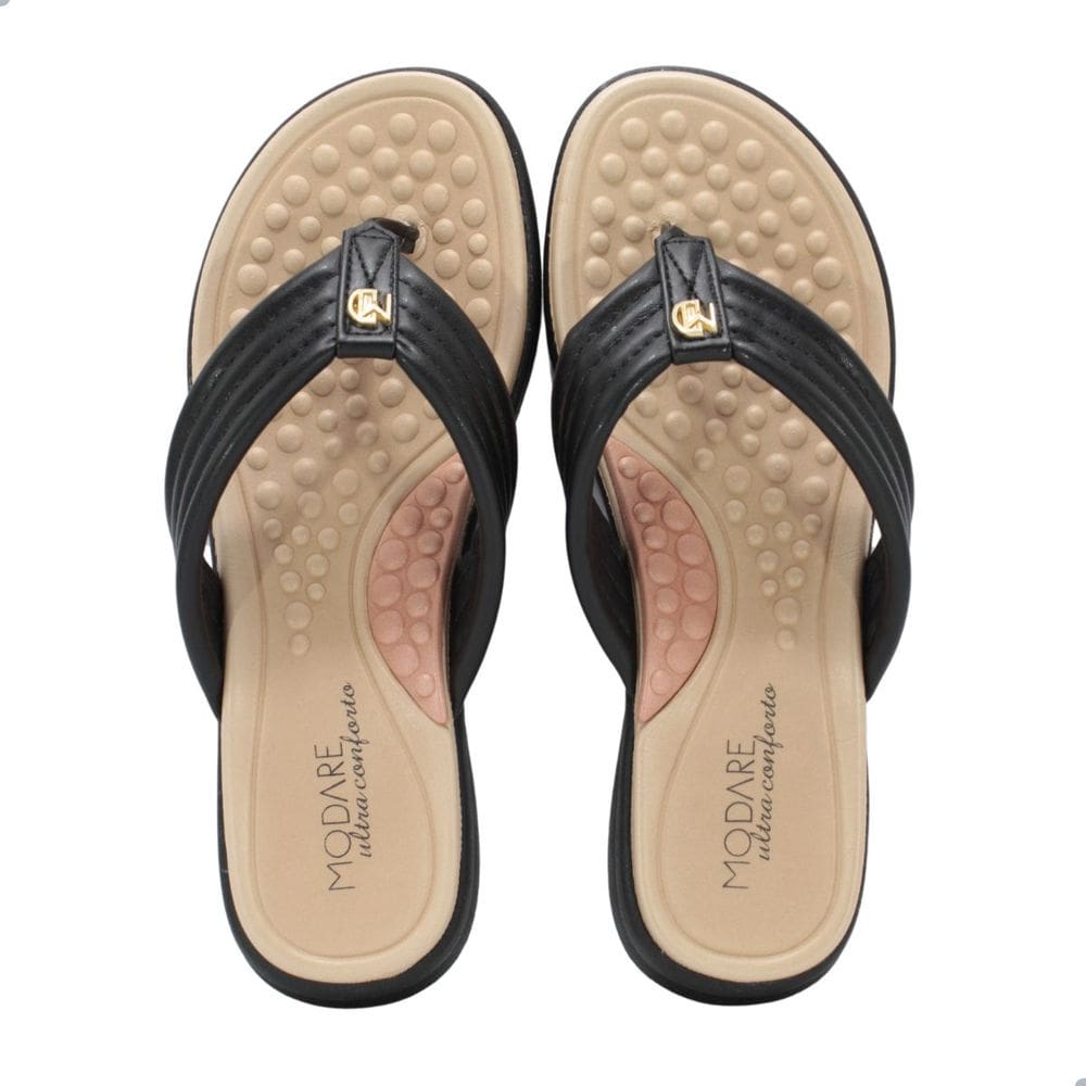 Tamanco Modare Ultra Conforto Napa preto