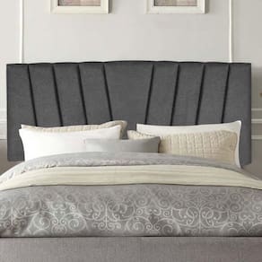 Painel Estofada Bélgica 100cm Solteiro Para Cama Box Quarto Linho Cinza - Gat Magazine