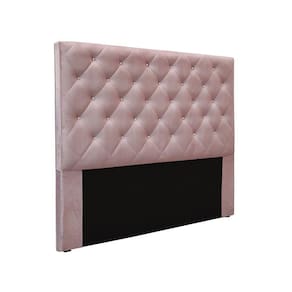 Cabeceira Cama Box Queen 160 Cm Tania Veludo Lilás S04 - D`rossi
