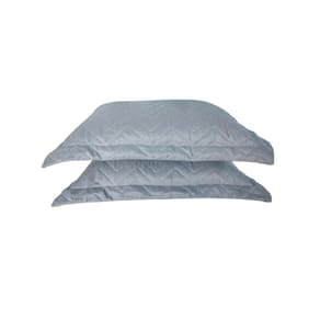 Par de Capa Porta Travesseiro Matelado Microfibra com Abas Cama Posta