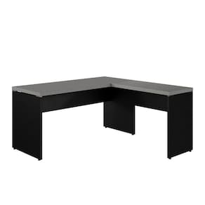 Mesa Para Escritório L Web40 1,20 X 1,50 - Cinza Sagrado/pto