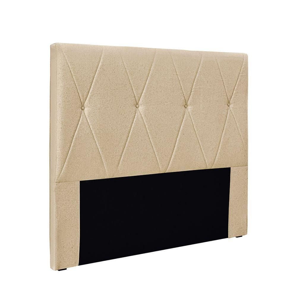 Cabeceira Cama Box King 195 Cm Aquilla Linho S04 - D`rossi Cor Dourado