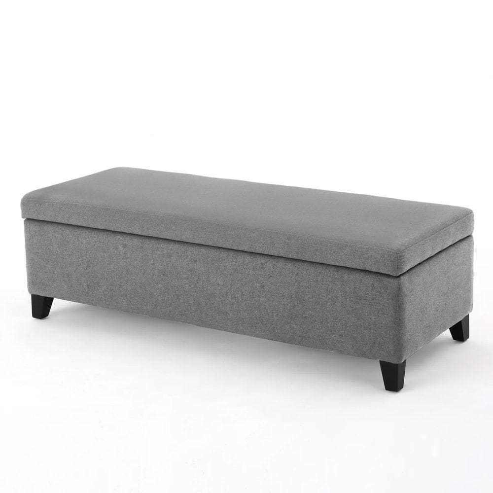 Recamier Bau Julia 1,20m Suede Cinza - Inova Decor
