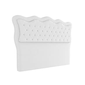 Cabeceira Para Cama Box Casal 140 Cm Eliza Corino Branco I02 - D`rossi