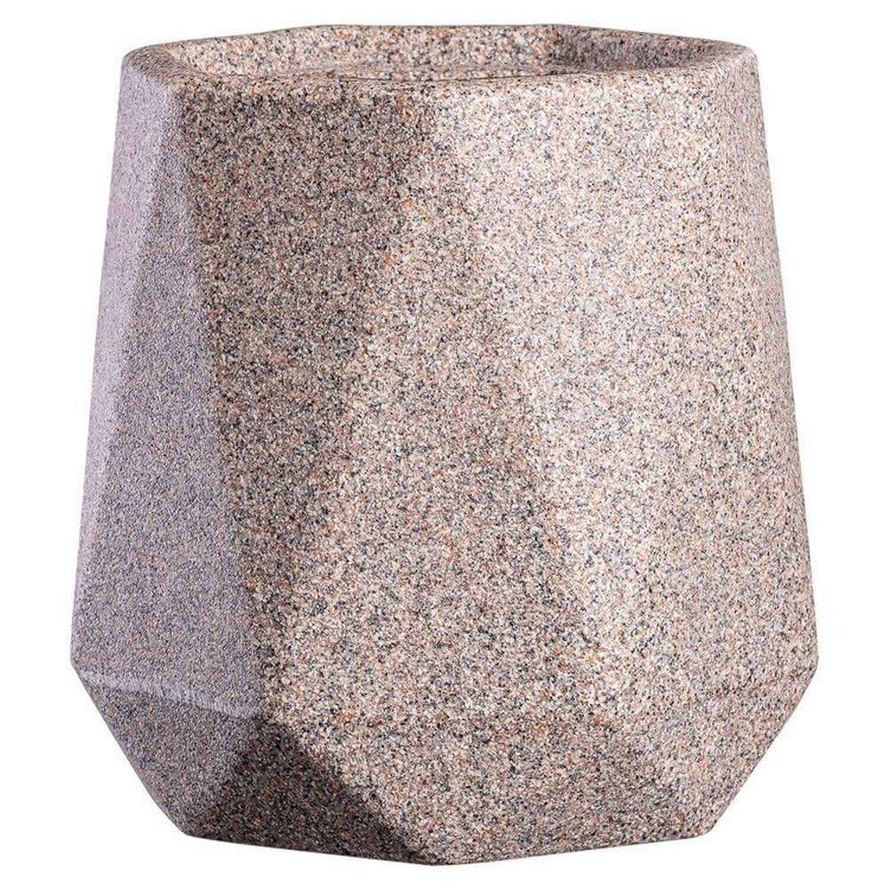 Conjunto de 10 Vasos Decorativo para Plantas Mariana Cinza