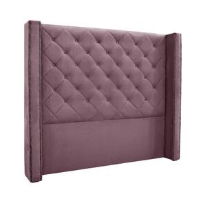 Cabeceira Cama Box Solteiro 90cm E Recamier Vicenza Veludo Uva S04 - D`rossi
