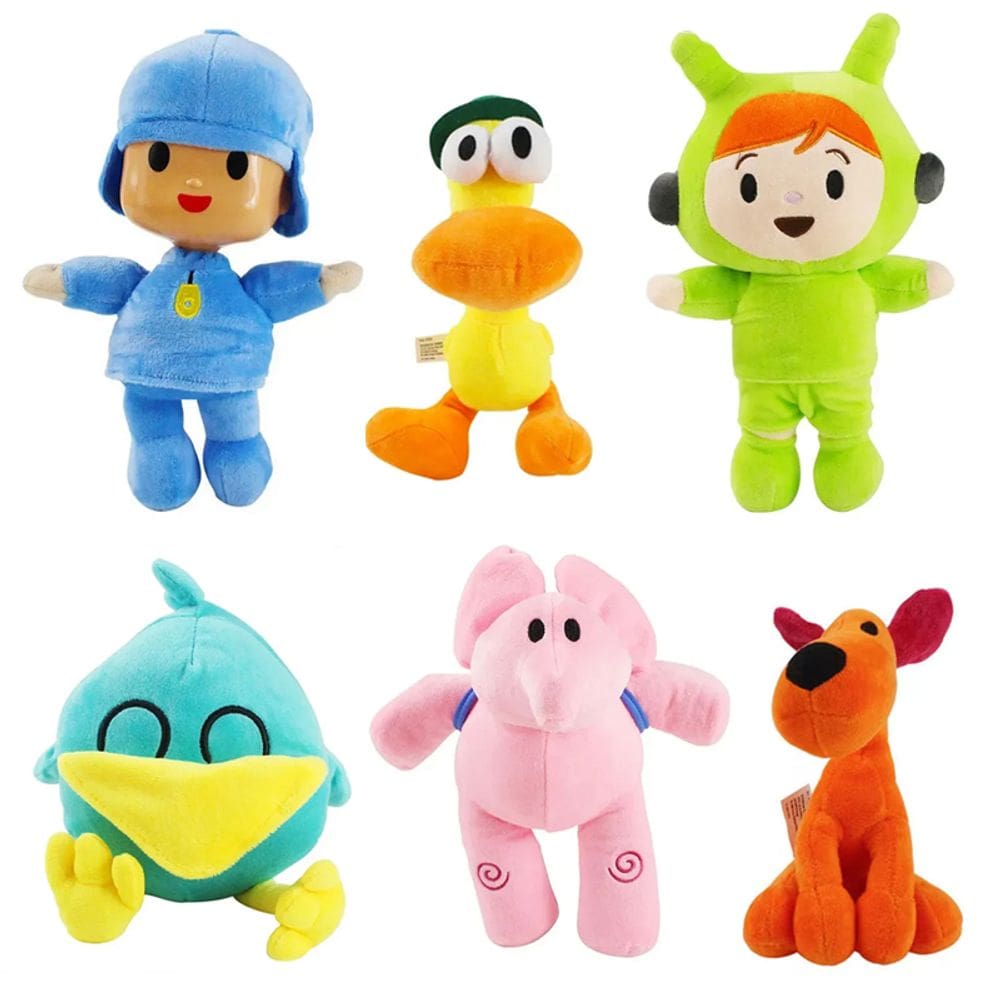 Pelucia Pocoyo Elly Nina Pato Loula Desenho Escolha