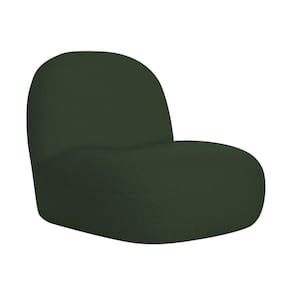 Poltrona Decorativa Sala Quarto Recepção Amsterdã Linho - Doce Sonho Móveis Cor Verde