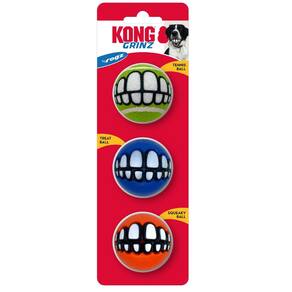 Brinquedo Grinz Rogz Variety 3PK Bolas Para Cachorro Médio