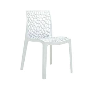 Cadeira Gruvyer Sala De Jantar Branco - D`rossi