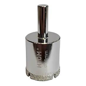 Serra Copo Diamantada Porcelanato Cerâmica Vidro 28mm HTOM