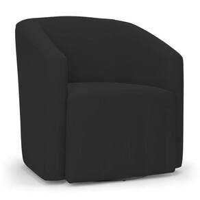 Poltrona Stella Max Veludo Base Giratória - D`rossi Cor Preto