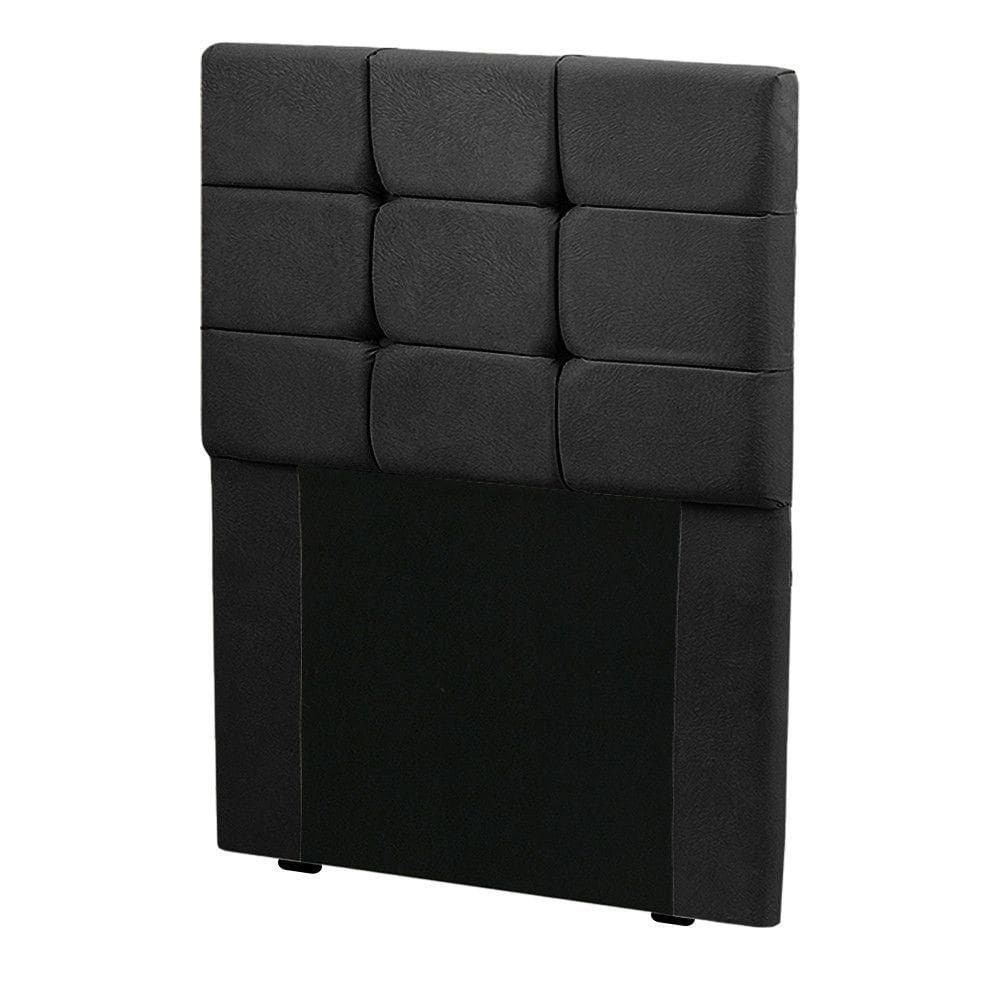 Cabeceira Cama Box Solteiro 0.90 Julia Shop Das Cabeceiras Preto
