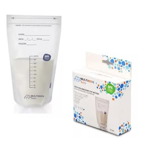 KIT 5 SACO DE ARMAZENAR LEITE MATERNO MULTIKIDS 125un