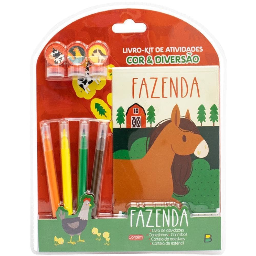 Livro kit de atividades - Fazenda