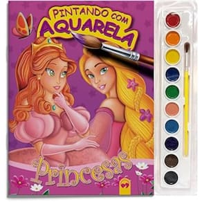 Pintando com aquarela - Princesas