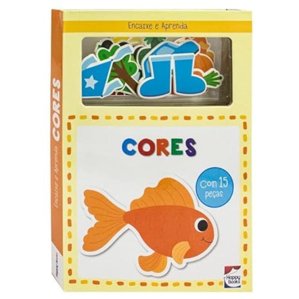 Encaixe e aprenda - Cores