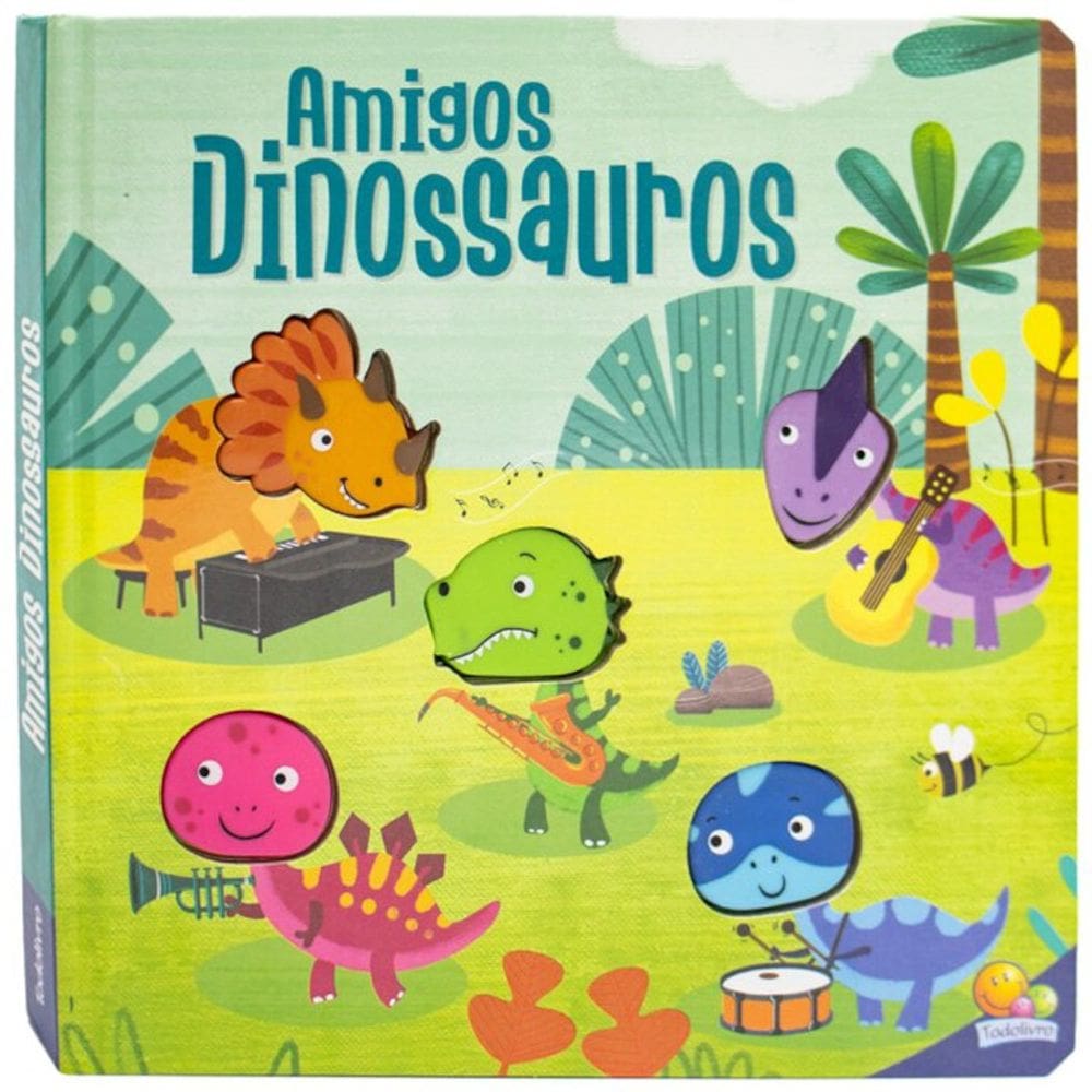 Coleção amigos barulhentos - Livro sonoro - Amigos dinossauros