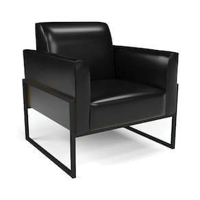 Poltrona Base Industrial Alta Preto Marisa Corano D03 - D\`rossi Cor Preto