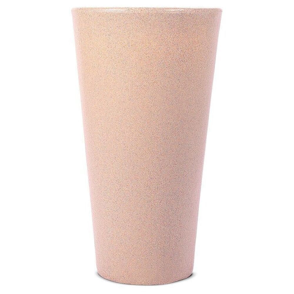 Conjunto de 10 Vasos Decorativo para Plantas Cônico Aldora 56 Bege