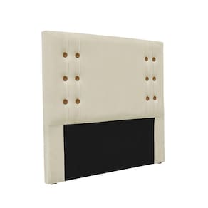 Cabeceira Cama Box Queen 160cm E Recamier Gênova Veludo Bege S04 - D`rossi