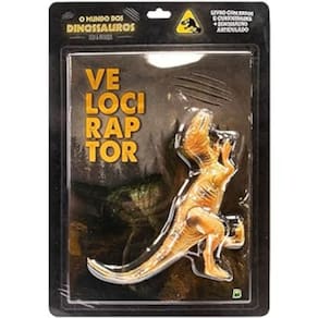 O mundo dos dinossauros - Leia &amp; brinque - Velociraptor