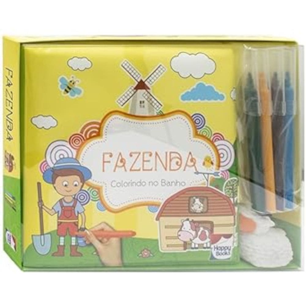 Colorindo no banho - Fazenda