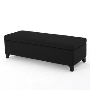 Recamier Bau Julia 1,40m Suede Preto - Inova Decor