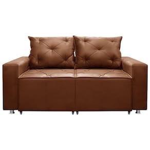 Sofá Retrátil E Reclinável 2 Lugares Bariloche 1.50cm Veludo Terracota