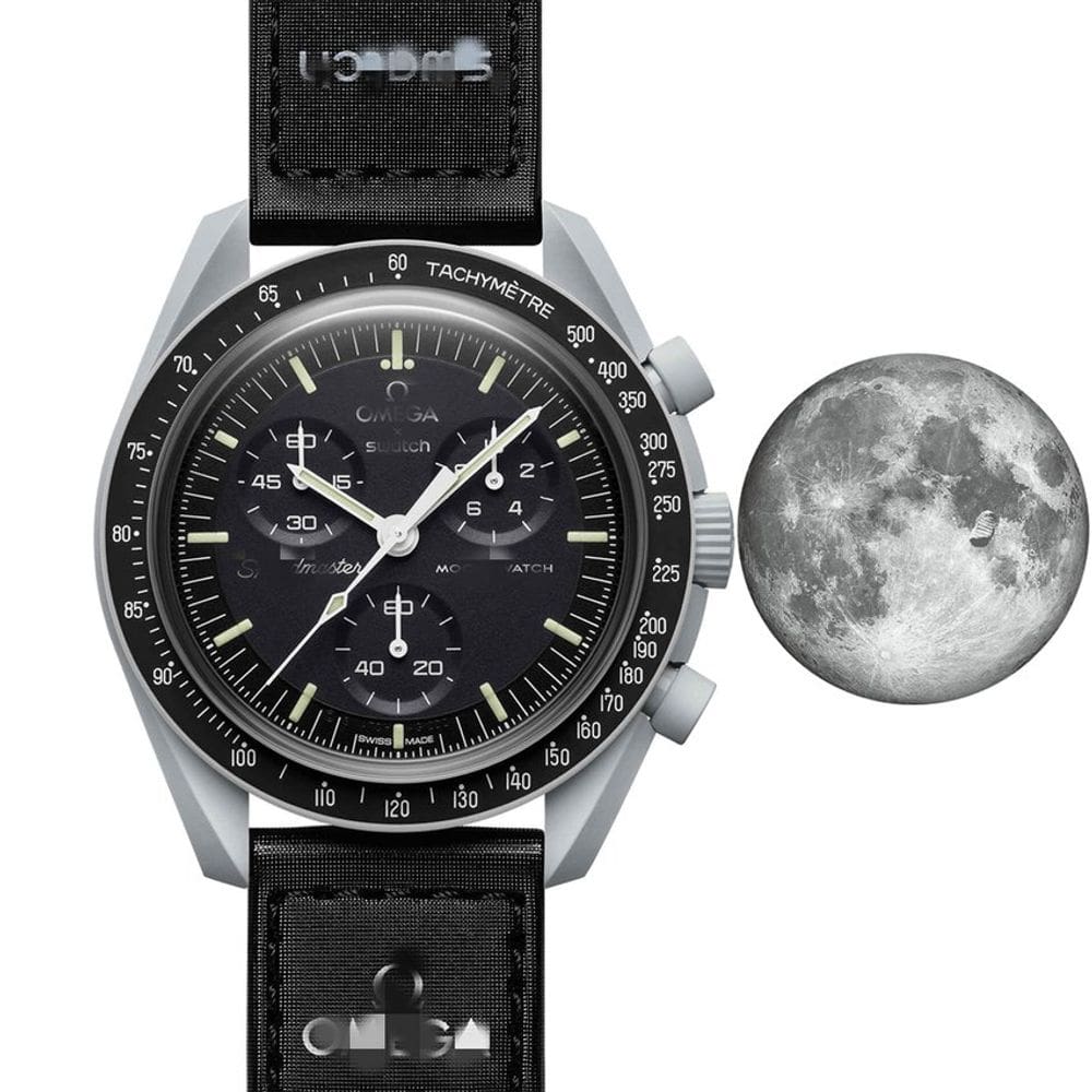 Veja a coleção de casais O XS Bioceramic MOONSWATCH 30m