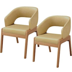 Kit 02 Cadeiras De Jantar E Estar Living Estofada Lince L02 Couríssimo Casco Fendi - Lyam Decor