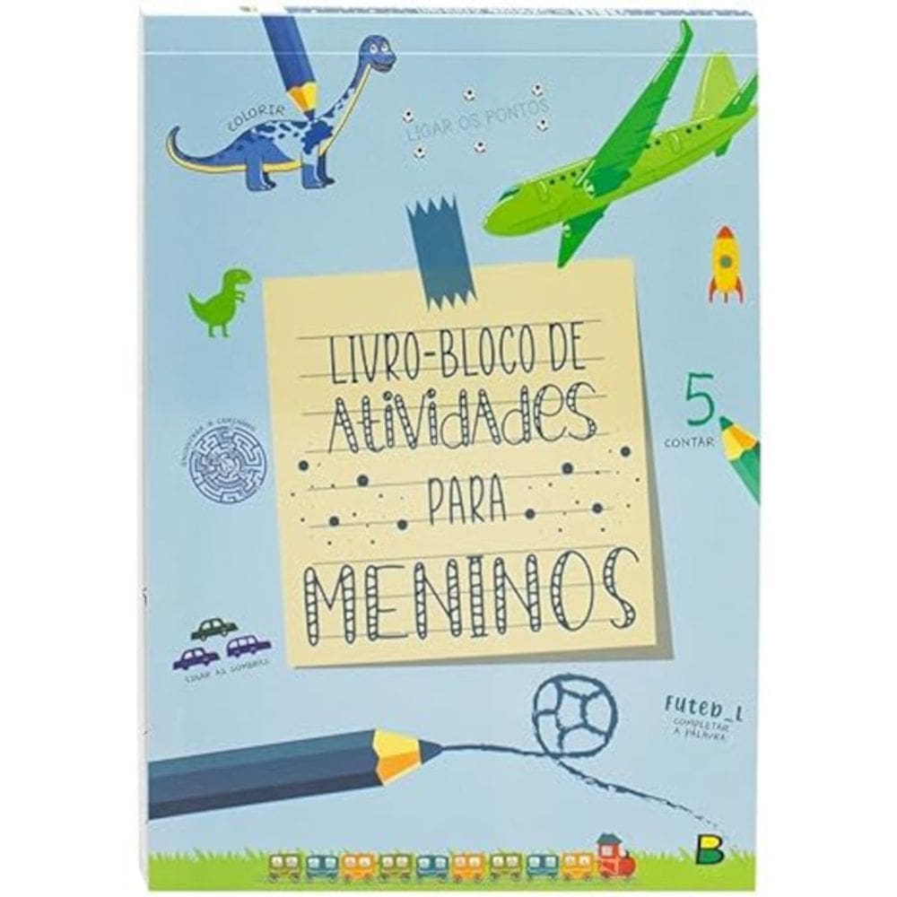 Livro-bloco de atividades -  Meninos