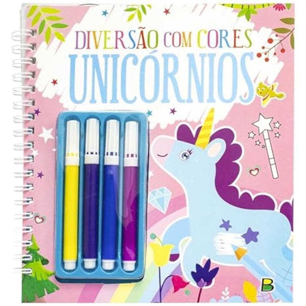Diversão com cores - Unicórnios