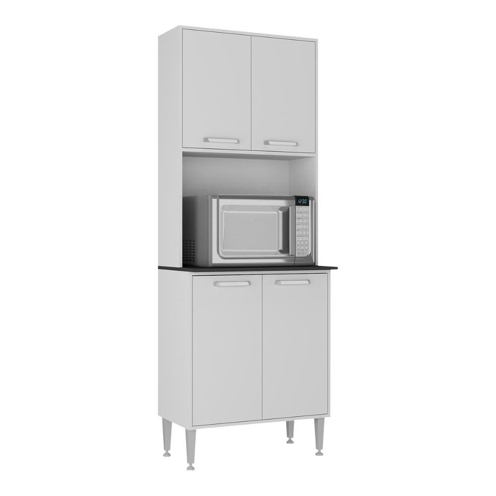 Paneleiro 63cm 4 Portas para Micro-ondas Xangai Multimóveis MP2245