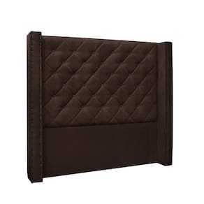Cabeceira Cama Box Solteiro 90cm E Recamier Vicenza Suede Café S04 - D`rossi