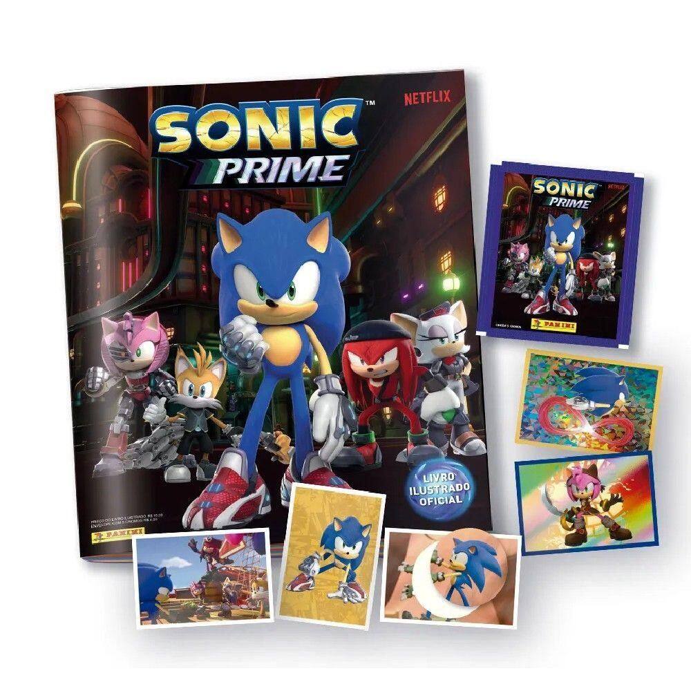 Sonic Kit 1 Álbum Brochura e 6 Envelopes - Panini | Casas Bahia