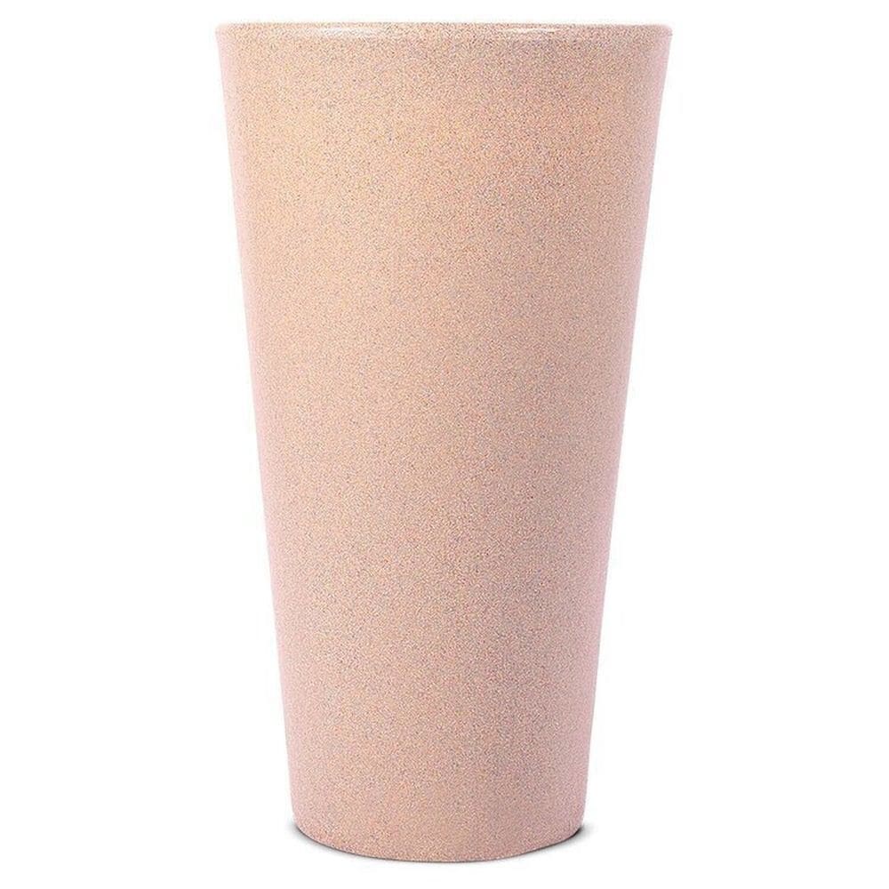 Conjunto de 15 Vasos Decorativo para Plantas Conico Aldora 45 Bege