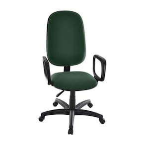 Cadeira Presidente Para Escritório Com Braços Linha Uno Verde